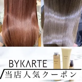 ロング ayaka 縮毛矯正レイヤーのヘアスタイル