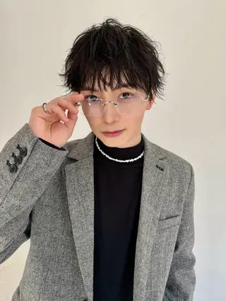 ショート カラー メンズ SHICUNEアサミ /ショート/メンズのヘアスタイル