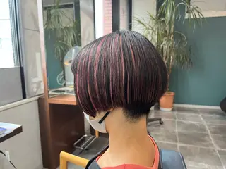 ショート 長内 大明のヘアスタイル
