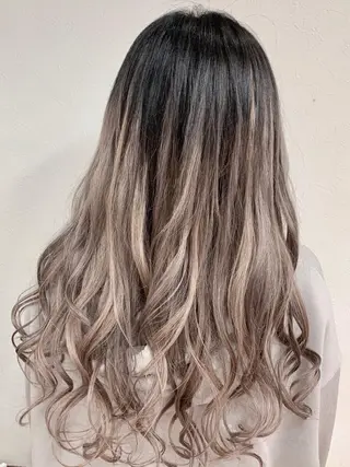 カラー ダブルスキルエクステ /羽エクステ白石宇由のヘアスタイル