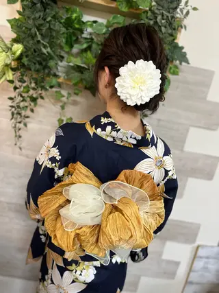 ヘアアレンジ 早朝✨ヘアセット 着付け/清水玲歌のヘアスタイル