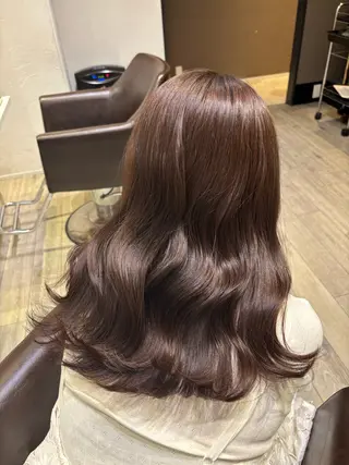 セミロング カラー 段野吾颯 ／ベージュカラーのヘアスタイル