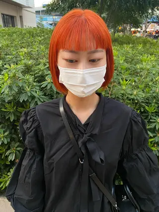 カラー 🧡色落ちまで2度綺 麗なカラー🧡ヨシキのヘアスタイル