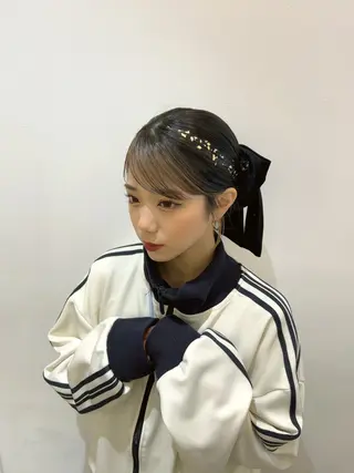 ヘアアレンジ 艶髪カラー×髪質改善 🎀中島鈴菜のヘアスタイル