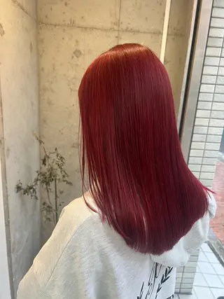 ミディアム カラー 🌝ぷる艶ハイトーン 柔らかヘア🍅まあやのヘアスタイル