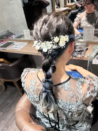 ヘアアレンジ ブリーチ/エクステ/ 新宿/アリルのヘアスタイル