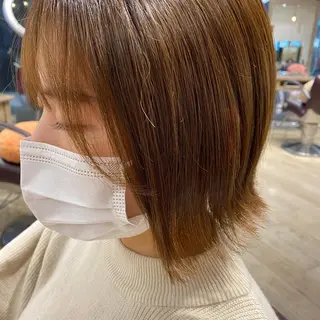 ミディアム equal銀座 黒田💚のヘアスタイル