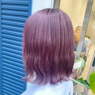 ミディアム カラー 🎀透明感カラー🎀 mikaのヘアスタイル