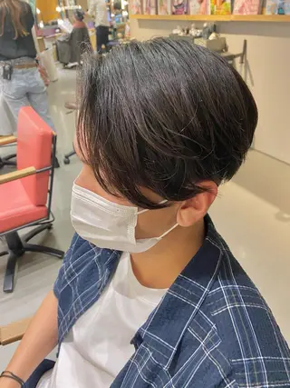 ミディアム メンズ unopulir 景山　凌のヘアスタイル