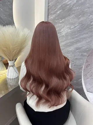 ロング 艶感ハイトーン/ 池袋/mei🩶のヘアスタイル