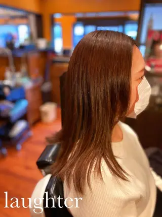 ロング 尾崎 弘充のヘアスタイル