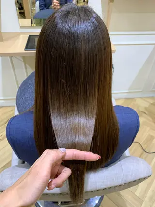セミロング 大人韓国ヘア🎀 しょうこLuanaのヘアスタイル