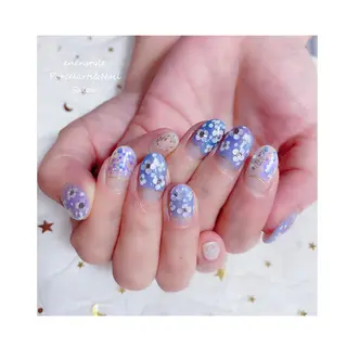 ミディアム ネイル 👑enen style👑のネイルデザイン