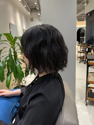ミディアム SNSモニター募集！ くせ毛特化/大村のヘアスタイル