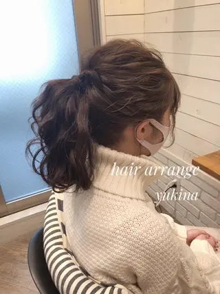 セミロング ✨透明感ケアカラー✨ 長野ゆきなのヘアスタイル