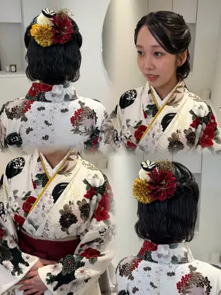 ヘアアレンジ アレンジ/ブラウン カラー HARU🕯のヘアスタイル