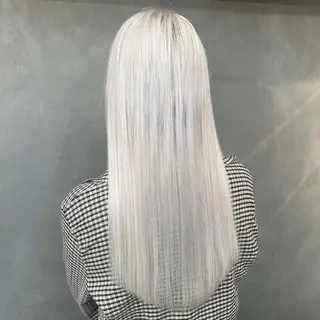 セミロング ❤️‍🔥シールエク ＋カラー京❤️‍🔥のヘアスタイル