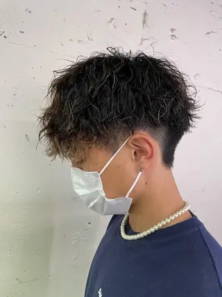 パーマ メンズ 髪質改善/ブリーチ /長山遼太郎のヘアスタイル