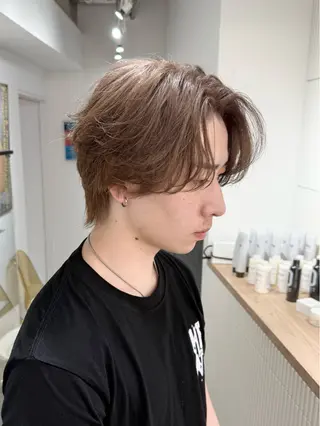 カラー メンズ 💍モテる艶髪 透明感カラー💖のヘアスタイル