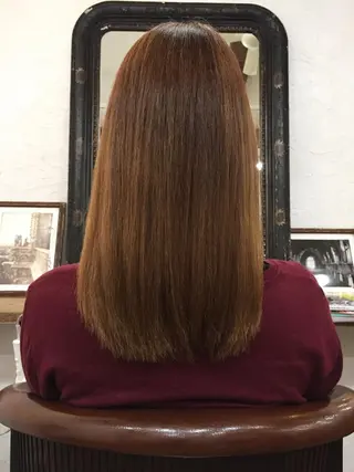 セミロング カラー 築田 泉のヘアスタイル