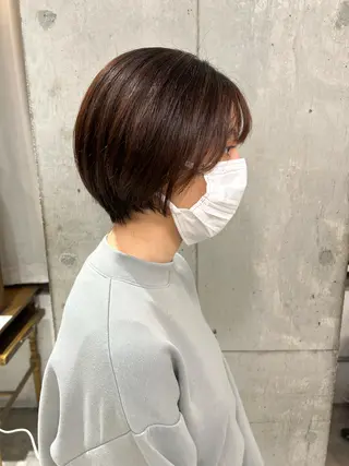 ショート 透明感カラー🫧 nanohaのヘアスタイル