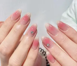 ネイル By moonネイル 🌷ワンホン/韓国風のネイルデザイン