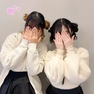 ヘアアレンジ 顔周り/ガーリー /ヘアメ/あつはのヘアスタイル