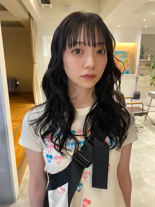 ロング 薄暮 マツイ レンのヘアスタイル