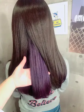 ロング カラー 髪質改善💓艶髪💓 暖色💗加藤あゆみのヘアスタイル
