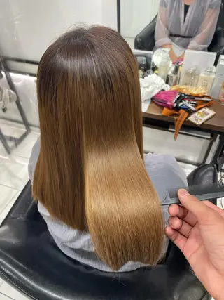 ミディアム 大阪美容師 井上智博のヘアスタイル