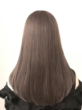 ロング カラー 奥野 紗弓のヘアスタイル