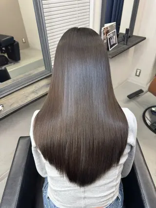ロング カラー 縮毛矯正/韓国 /店長/KANATOのヘアスタイル