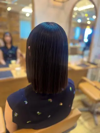 ミディアム 透明感カラー💜 モテ髪 空陽💙のヘアスタイル