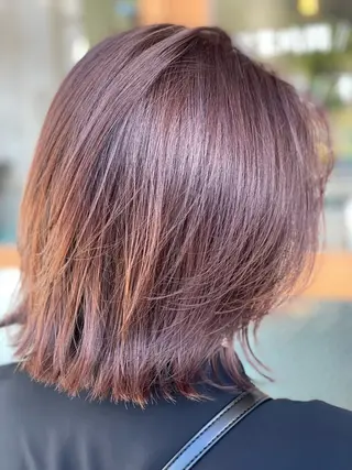 セミロング カラー Snaly カラー特化ページのヘアスタイル
