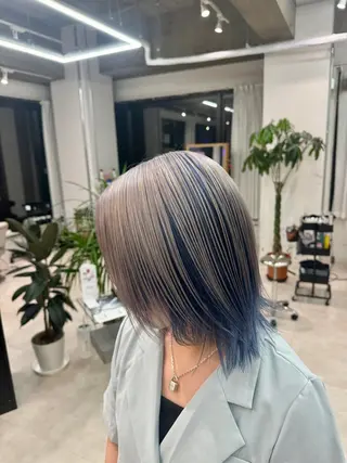 ミディアム 山田 陽日のヘアスタイル