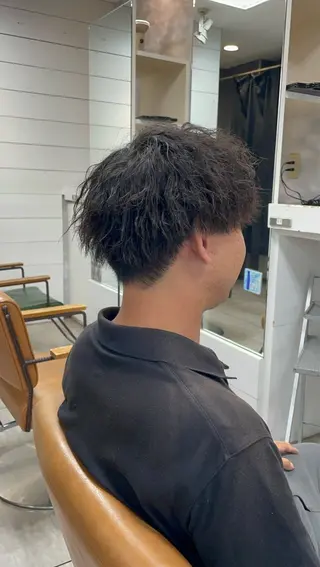 ショート パーマ メンズ 似合わせ/前髪カット /店長   村上直也のヘアスタイル