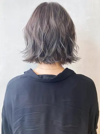 ミディアム カラー パーマ ヘアアレンジ ITbyALBUM 中野店のヘアスタイル