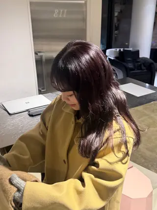 ロング レイヤーカット/ モデル/sayakaのヘアスタイル