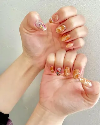 ネイル 甲府市徳行 🧸prunelleのネイルデザイン