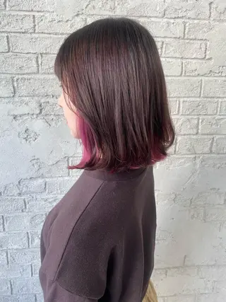 ショート カラー オリーブ/アッシュ やわらか透明感カラーのヘアスタイル