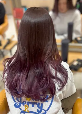 ロング カラー ラブーケ中川中島店 クラタチカコのヘアスタイル