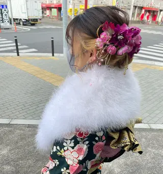 ヘアアレンジ ☪︎⋆ hair & eye yuka˚✩のマツエク・マツパデザイン
