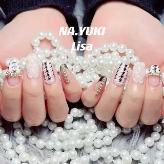 ネイル ロング 🎀 moo～ 🎀のネイルデザイン
