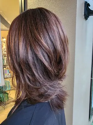 セミロング 柏 康孝のヘアスタイル