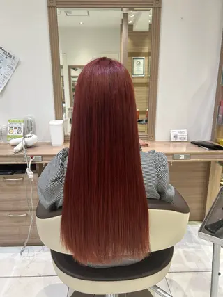 ロング カラー ハイトーン/レイヤー 藤田健太郎のヘアスタイル