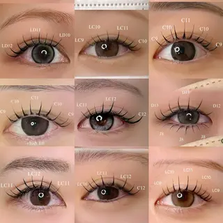 マツエク・マツパ Un plaisant所属・UnPlaisant 【Hinano】のマツエク・マツパデザイン