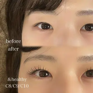 マツエク・マツパ F room UMEDAのマツエク・マツパデザイン