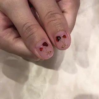ネイル パラあり！フィルイン 美フォルムのネイルデザイン