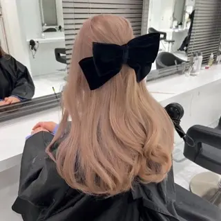 ロング ツヤ髪ハイトーン💖 💫Hikaru💫のヘアスタイル