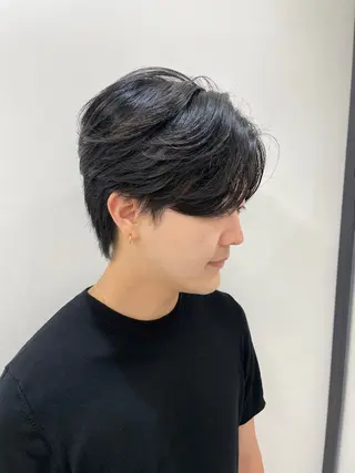 メンズ Cocoro 艶カラーのヘアスタイル
